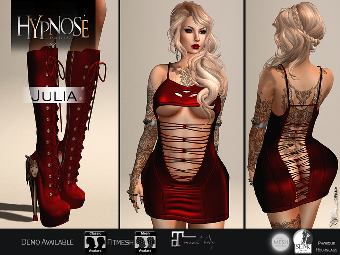 HYPNOSE - JULIA RED OUTFIT
