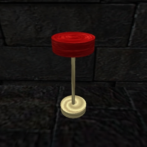 Salubrius Scripted Rotating Stool Red