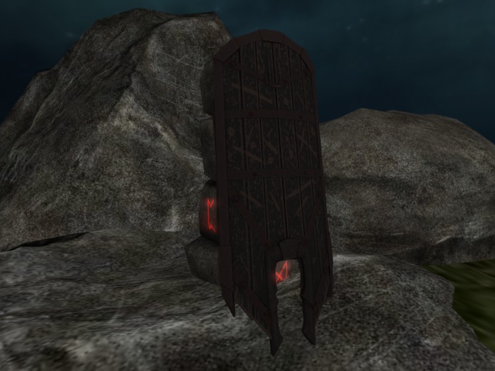 ~/Ethos/~ Battered Tower Shield (Black)