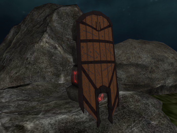 ~/Ethos/~ Battered Tower Shield (Orange)