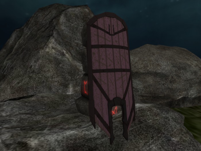 ~/Ethos/~ Battered Tower Shield (Pink)