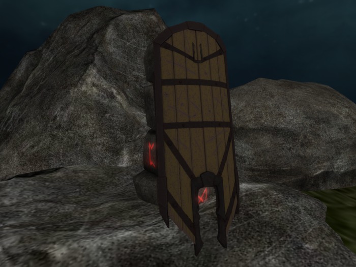 ~/Ethos/~ Battered Tower Shield (Yellow)