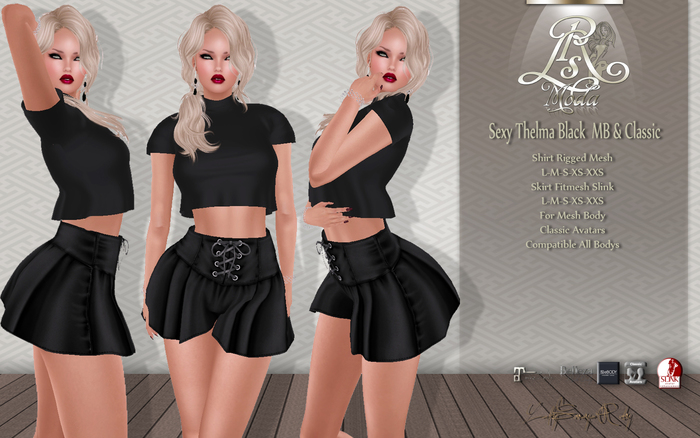 LSR - Sexy Thelma Black  MB & Classic 