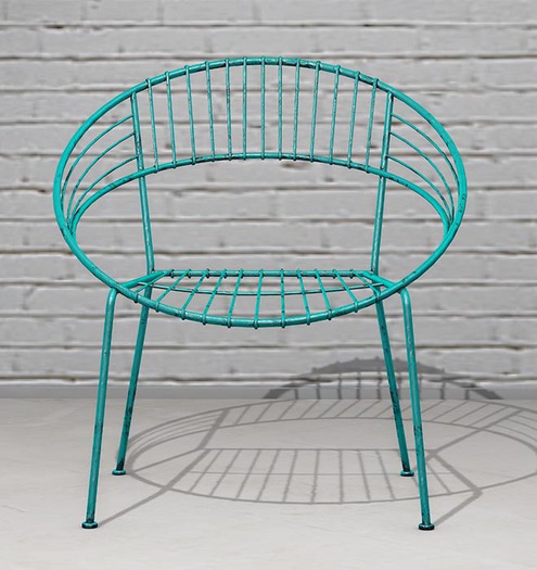 The Loft - Round Wire Chair Black