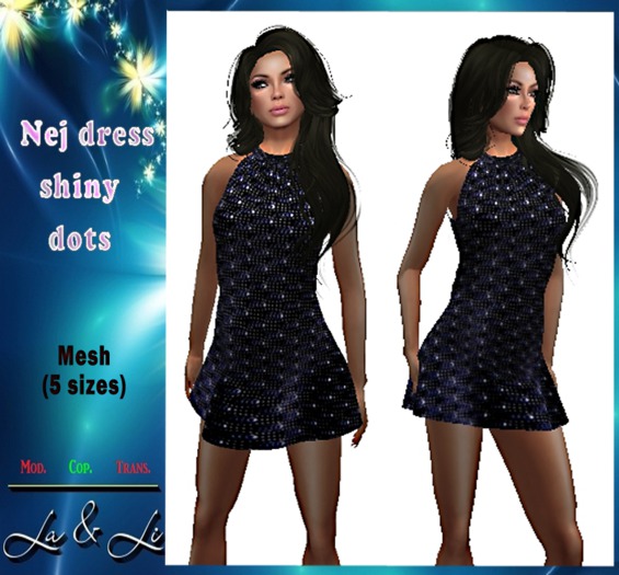 La&Li  Nej dress  shiny dots