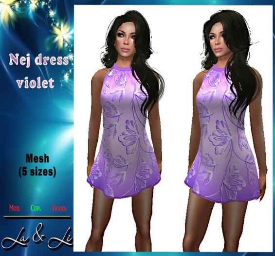 La&Li  Nej dress  violet