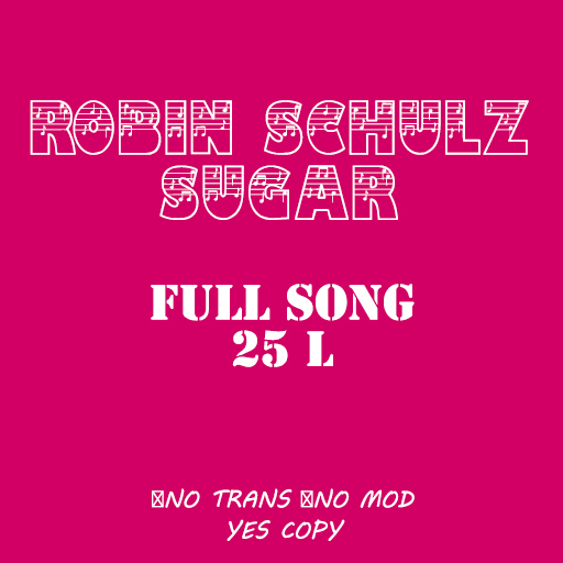 ROBIN SCHULZ - SUGAR