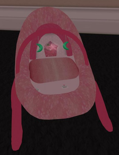 Little Moon~Pink Cupcake Bouncing Chair 