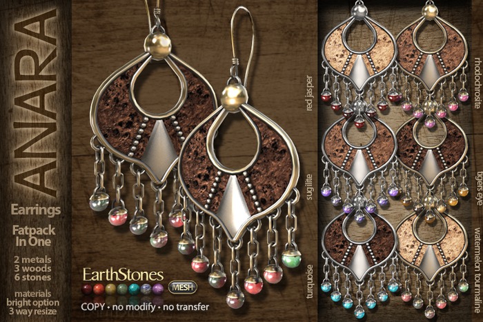 EarthStones Anara Bracelets (wear to open)