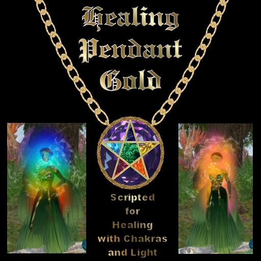Healing Pendant - Gold