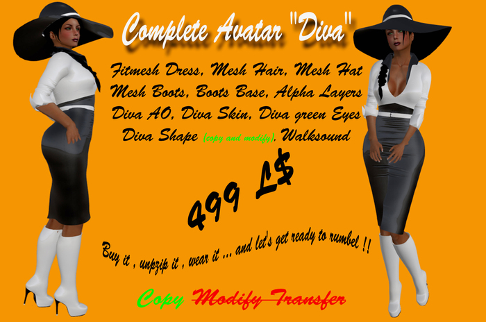 +++Complete Avatar "Diva"
