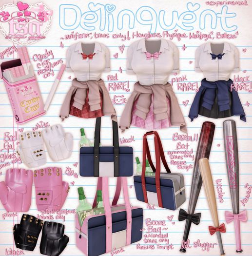 .tsg. Delinquent - Booze Bag Pink