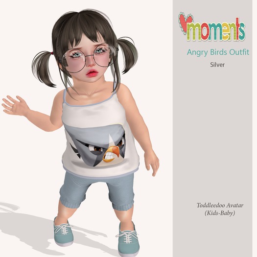 ..MoMenTs..Angry Birds Outfit(Silver)