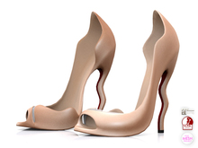 Garbaggio // Wavy Peeptoe - Nude