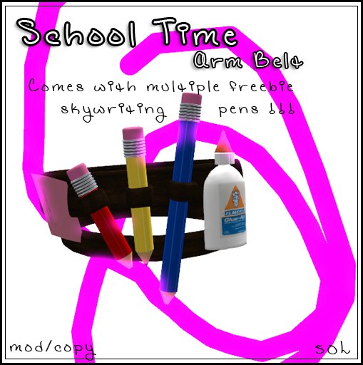 -MN-School Time Arm Belt
