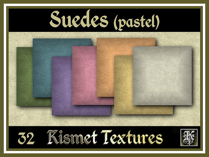 *Kismet* Suede Textures, Pastel (32)