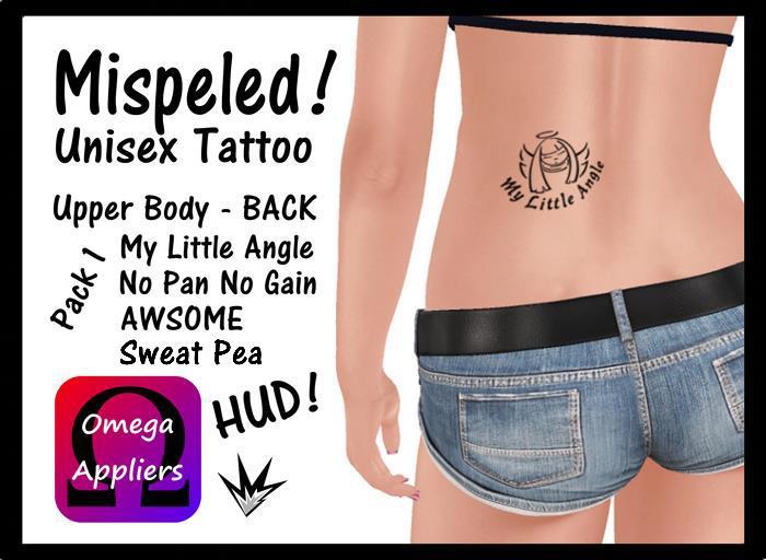 TATTOO - PK 1 MISPELED  - OMEGA APPLIER