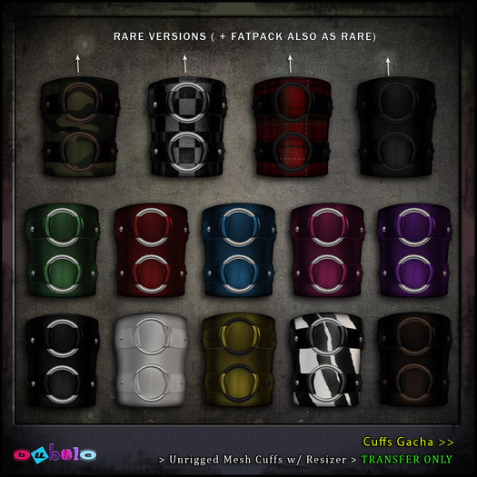 [ bubble ] Tartan Cuffs RARE