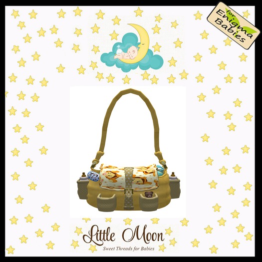 Little Moon Diaper Bag Tigger