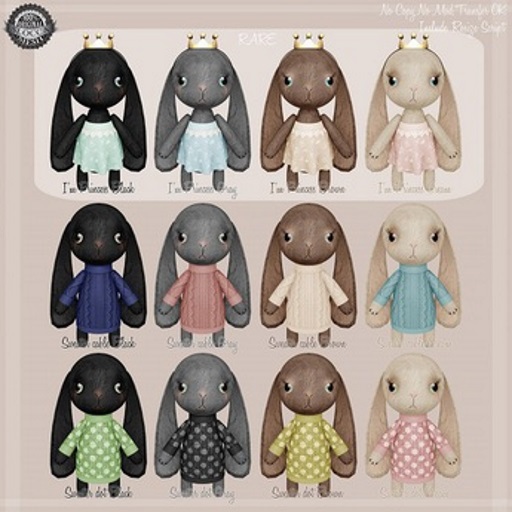 ::C'est la vie !:: Teddy Bunny (I'm Princess/brown)RARE
