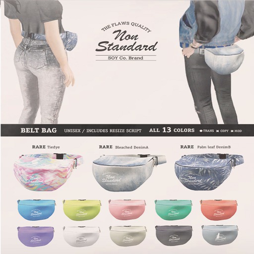 Soy. NS belt bag [denim B]  Rare