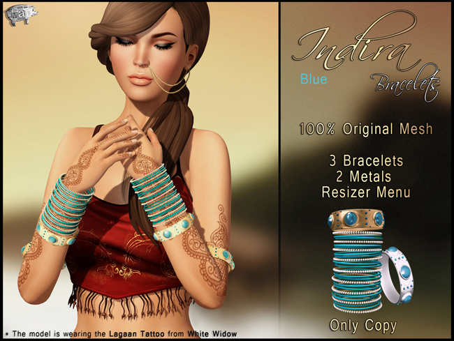 Mad' - Indira Bracelet [Blue]