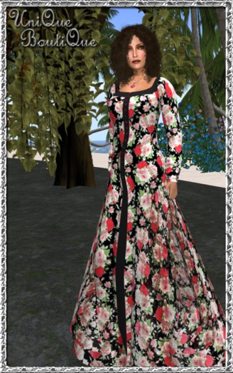 *UniQue* Peasant Dress Red