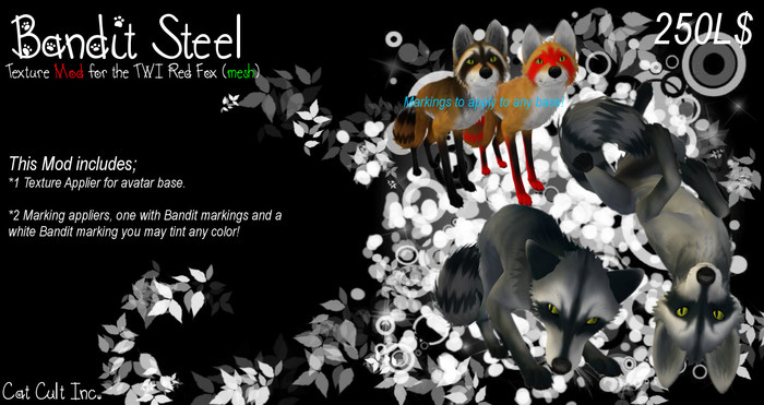 Cat Cult Inc. TWI Red Fox Bandit "Blond" (wear to unpack)