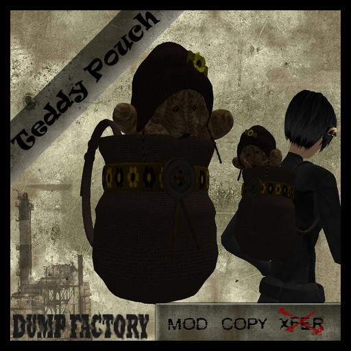 DF Teddy Pouch by "DUMP FACTORY"