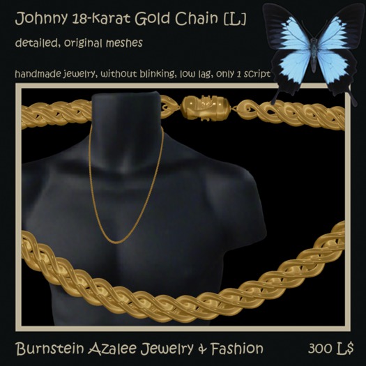 Johnny 18-karat Gold Chain [L]