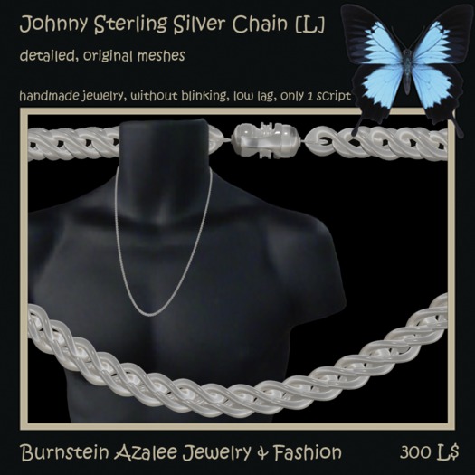 Johnny Sterling Silver Chain [L]