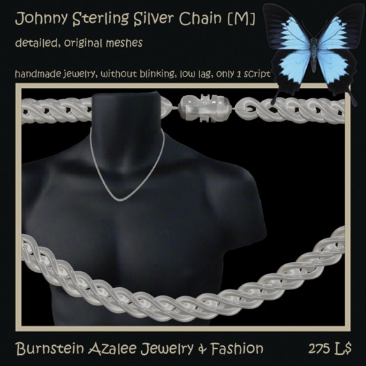 Johnny Sterling Silver Chain [M]