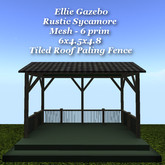 Ellie Gazebo Rustic Sycamore