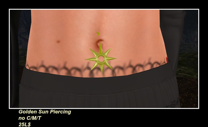Golden Sun B Naval Piercing