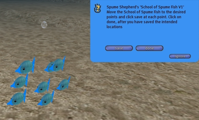 School of Fish *Swims The Area you setup with A.I.*