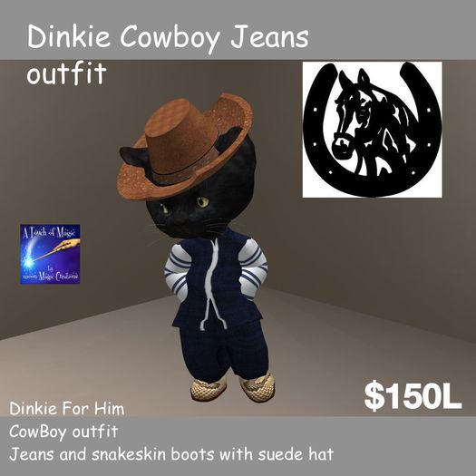 Complete Dinkie Outfit Cowboy (box)