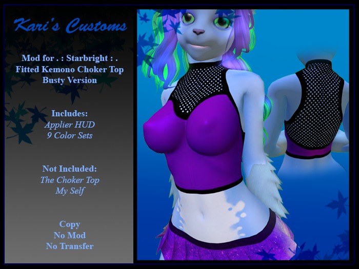 Star Choker Top HalfNet Busty HUD v1