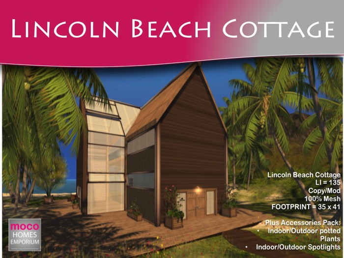 MOCO Emporium ~ Atlantis Mesh Beach Cottage ONLY Pack v4