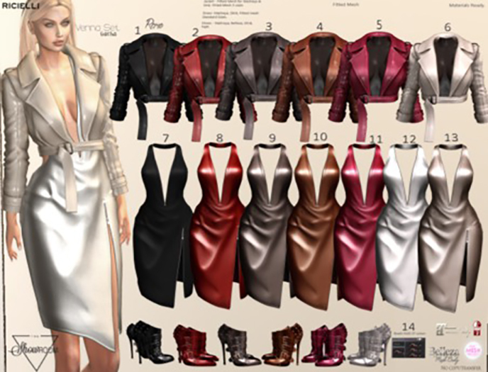 Ricielli Gacha - VENNA  / jacket Taupe Set Item 03- Maitreya