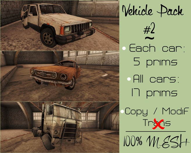 .::Mangaka::. Vehicule Urban Decor Pack 2