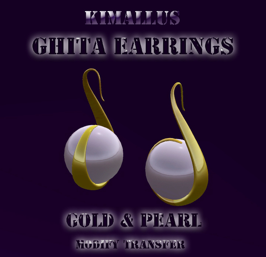 *KJ* Ghita Earrings gold