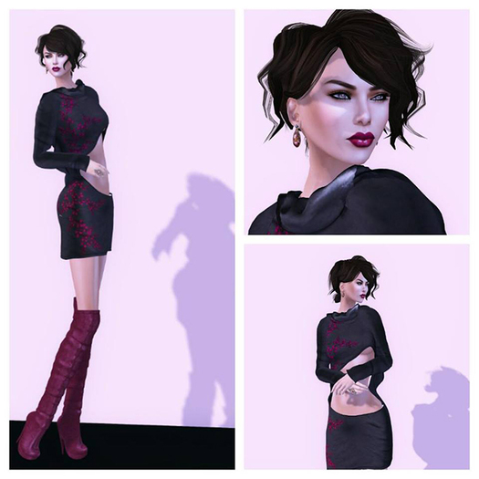 *GLITTER* ELLE GOWN & PANTS MESH PURE WHITE