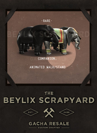 -Pixicat- Karma.Elephant (Companion) RARE 