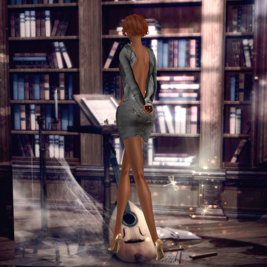 *GLITTER* ELLE GOWN & PANTS MESH PURE WHITE
