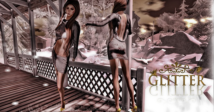 *GLITTER* LAURA MESH DRESS MAKEUP