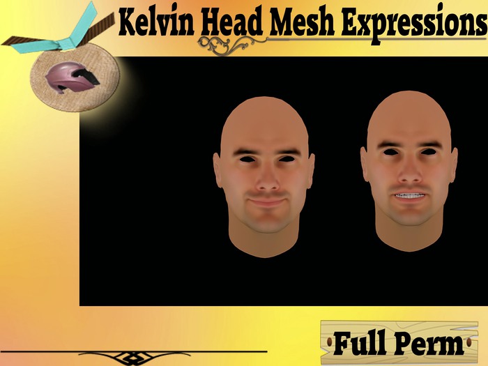 Kelvin Head Mesh Expressions