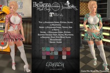 [Etchaflesh] Pinned Up Outfit *Slink*Belleza*Maitreya*