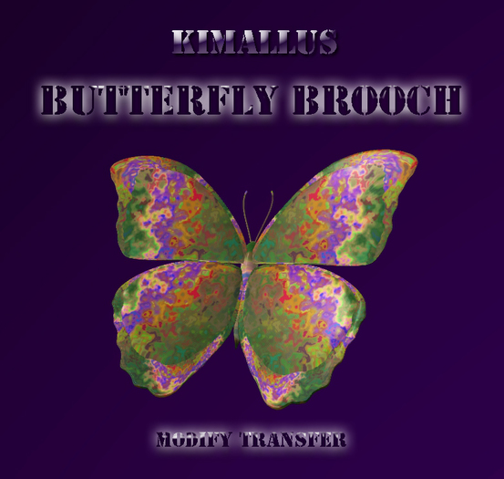 *KJ* Butterfly Brooch 6