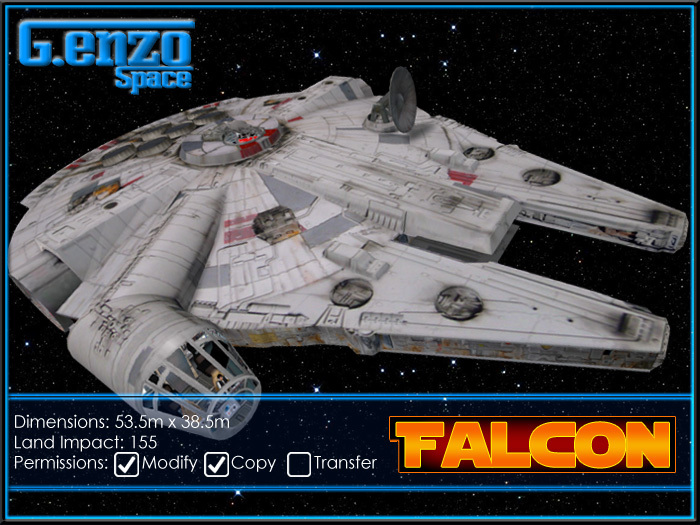 G.ENZO Falcon Spaceship