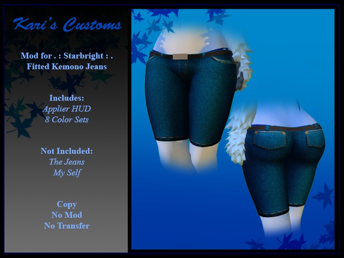 Star Jean Shorts Long HUD v1